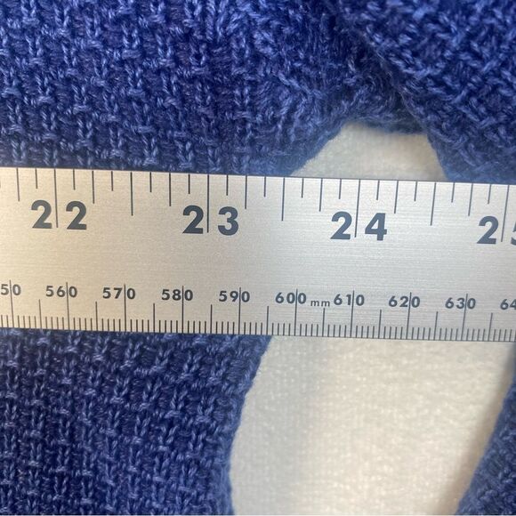 The Territory Ahead Blue Long Sleeve Knit Cotton Blend Sweater Size Large - Picture 7 of 9